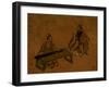 Playing the Qin for a Friend-Chen Hongshou-Framed Giclee Print