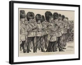 Playing the Queen's Guard to St James's-Charles Paul Renouard-Framed Giclee Print