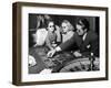 Playing the Roulette Wheel in a Las Vegas Club-Peter Stackpole-Framed Photographic Print