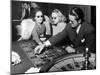 Playing the Roulette Wheel in a Las Vegas Club-Peter Stackpole-Mounted Photographic Print