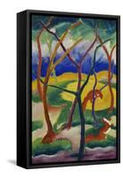 Playing Weasels, 1911-Franz Marc-Framed Stretched Canvas