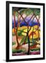 Playing Weasels-Franz Marc-Framed Giclee Print