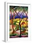 Playing Weasels-Franz Marc-Framed Giclee Print