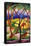 Playing Weasels-Franz Marc-Framed Stretched Canvas