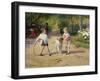 Playing with a Hoop-Victor Gabriel Gilbert-Framed Giclee Print