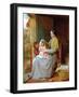 Playing With Baby, 1863-George Smith-Framed Giclee Print