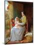 Playing With Baby, 1863-George Smith-Mounted Giclee Print