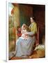 Playing With Baby, 1863-George Smith-Framed Premium Giclee Print