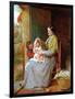 Playing With Baby, 1863-George Smith-Framed Premium Giclee Print