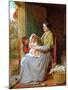 Playing With Baby, 1863-George Smith-Mounted Giclee Print