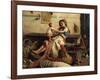 Playing with Baby-Gaetano Chierici-Framed Giclee Print