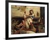 Playing with Baby-Gaetano Chierici-Framed Giclee Print