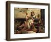 Playing with Baby-Gaetano Chierici-Framed Giclee Print