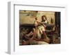 Playing with Baby-Gaetano Chierici-Framed Giclee Print