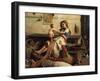 Playing with Baby-Gaetano Chierici-Framed Giclee Print