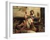 Playing with Baby-Gaetano Chierici-Framed Giclee Print