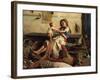 Playing with Baby-Gaetano Chierici-Framed Giclee Print