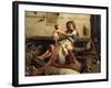 Playing with Baby-Gaetano Chierici-Framed Giclee Print