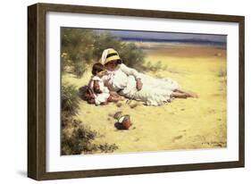 Playing with Mother-William Kay Blacklock-Framed Giclee Print