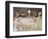 Playing with Tarot Cards-null-Framed Premium Giclee Print
