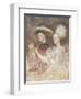 Playing with Tarot Cards-null-Framed Premium Giclee Print