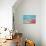 Playing with the Beach Ball-null-Mounted Art Print displayed on a wall