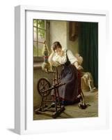 Playing with the Cat-Sondermann Herman-Framed Giclee Print