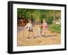 Playing with the Hoop-Victor Gabriel Gilbert-Framed Giclee Print