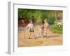 Playing with the Hoop-Victor Gabriel Gilbert-Framed Giclee Print