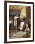 Playing with the Kittens-Joseph Clark-Framed Giclee Print