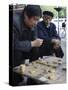 Playing Xiangqi, Chinese Chess, on the Streets of Beijing, China-Andrew Mcconnell-Stretched Canvas