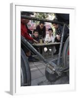 Playing Xiangqi, Chinese Chess, on the Streets of Beijing, China-Andrew Mcconnell-Framed Photographic Print