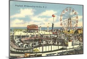 Playland, Wildwood-by-the-Sea, New Jersey-null-Mounted Art Print
