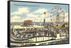 Playland, Wildwood-by-the-Sea, New Jersey-null-Framed Stretched Canvas