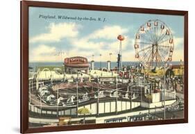 Playland, Wildwood-by-the-Sea, New Jersey-null-Framed Art Print