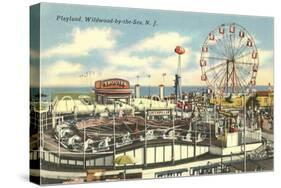 Playland, Wildwood-by-the-Sea, New Jersey-null-Stretched Canvas