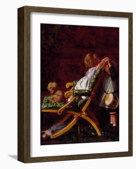 Playmates, 1866-Arthur Boyd Houghton-Framed Giclee Print