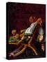 Playmates, 1866-Arthur Boyd Houghton-Stretched Canvas