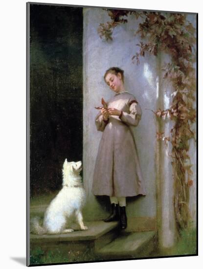 Playmates, 1868-George Cochran Lambdin-Mounted Giclee Print