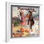 Playmates Brand - Redlands, California - Citrus Crate Label-Lantern Press-Framed Art Print