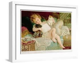 Playmates, from the Pears Annual, 1903-Emile Munier-Framed Giclee Print