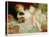 Playmates, from the Pears Annual, 1903-Emile Munier-Stretched Canvas