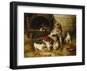 Playmates-Walter Hunt-Framed Premium Giclee Print