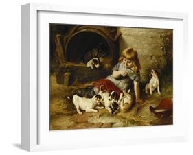 Playmates-Walter Hunt-Framed Giclee Print