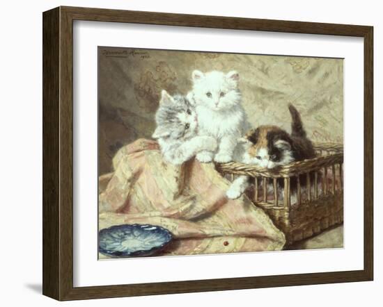 Playmates-Henriette Ronner-Knip-Framed Giclee Print