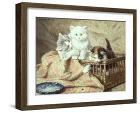 Playmates-Henriette Ronner-Knip-Framed Giclee Print