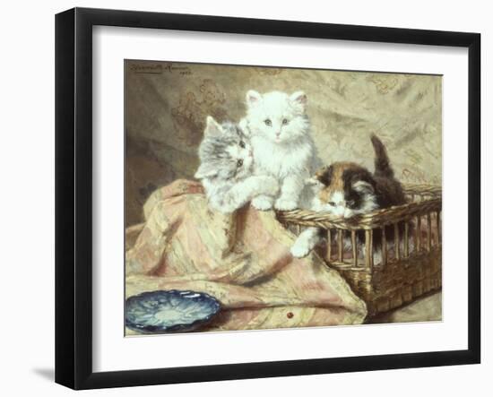 Playmates-Henriette Ronner-Knip-Framed Giclee Print