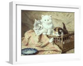 Playmates-Henriette Ronner-Knip-Framed Giclee Print