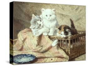 Playmates-Henriette Ronner-Knip-Stretched Canvas