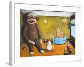 Playroom Nightmare 2-Leah Saulnier-Framed Giclee Print
